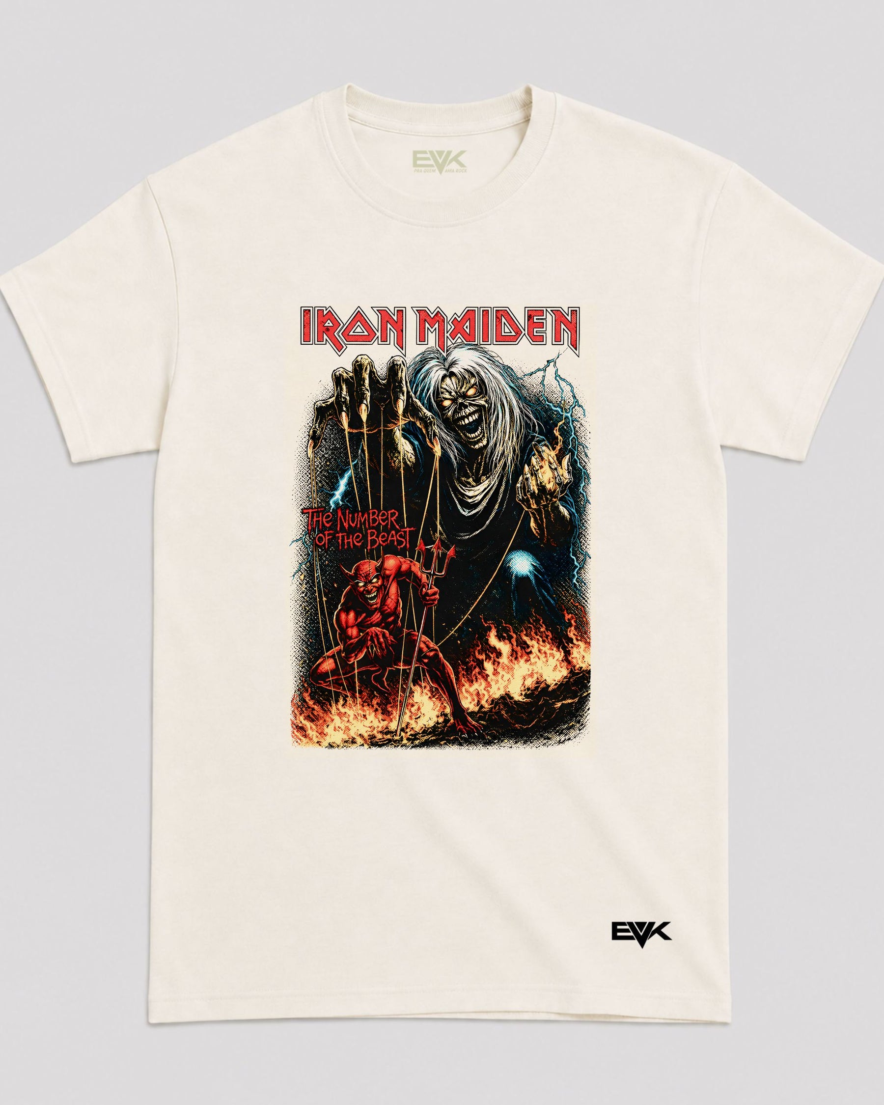 Camiseta Off-White Iron Maiden – The Number of the Beast