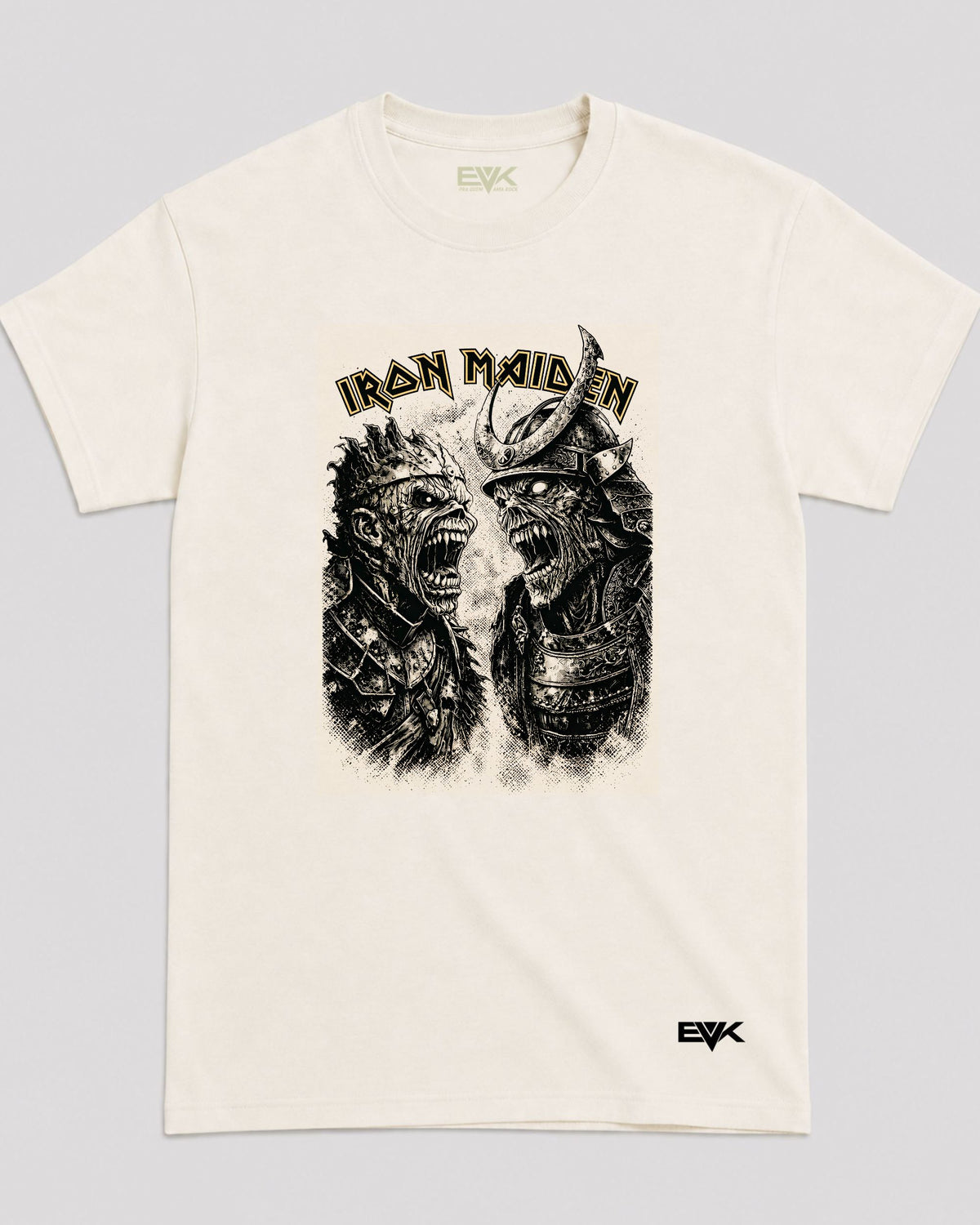 Camiseta Off-White Iron Maiden – Warriors