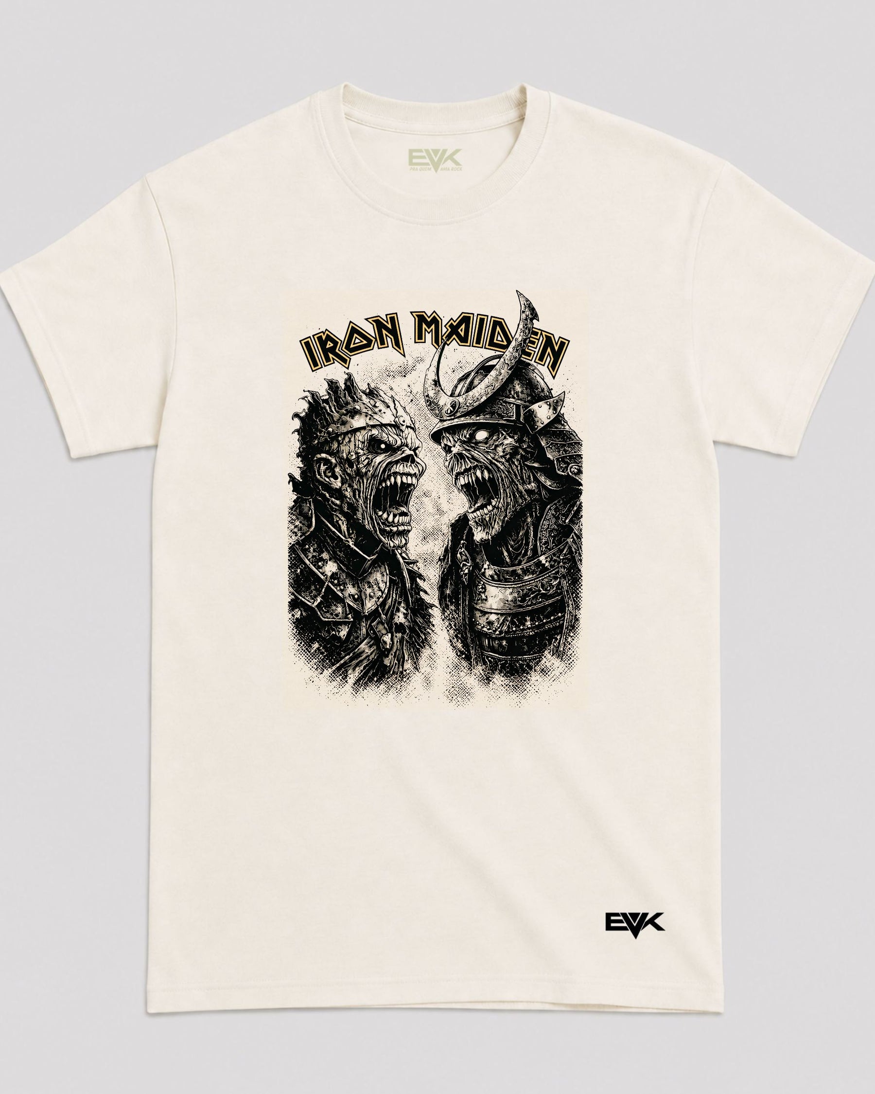 Camiseta Off-White Iron Maiden – Warriors