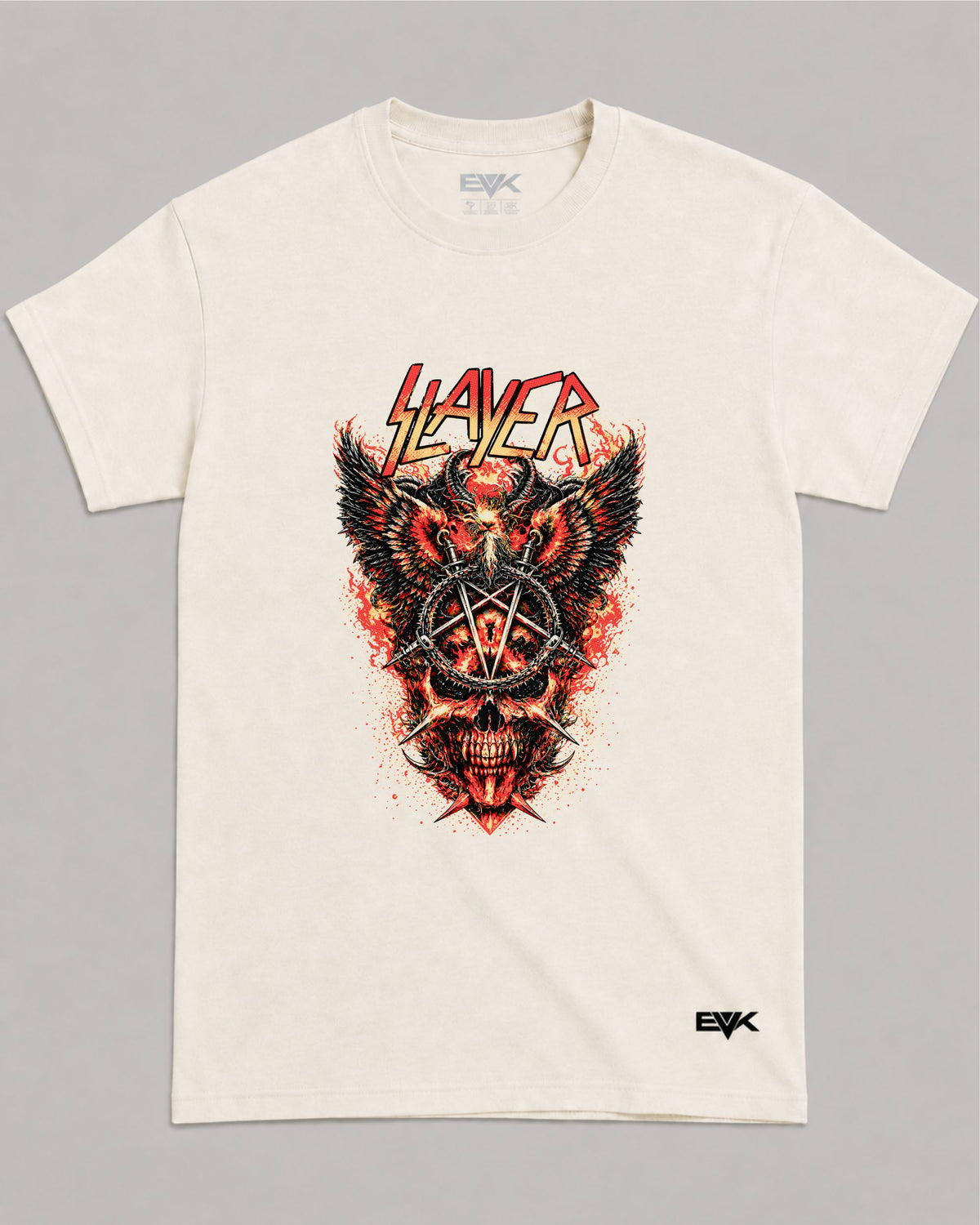 Camiseta Off-White Slayer – Skull Eagle