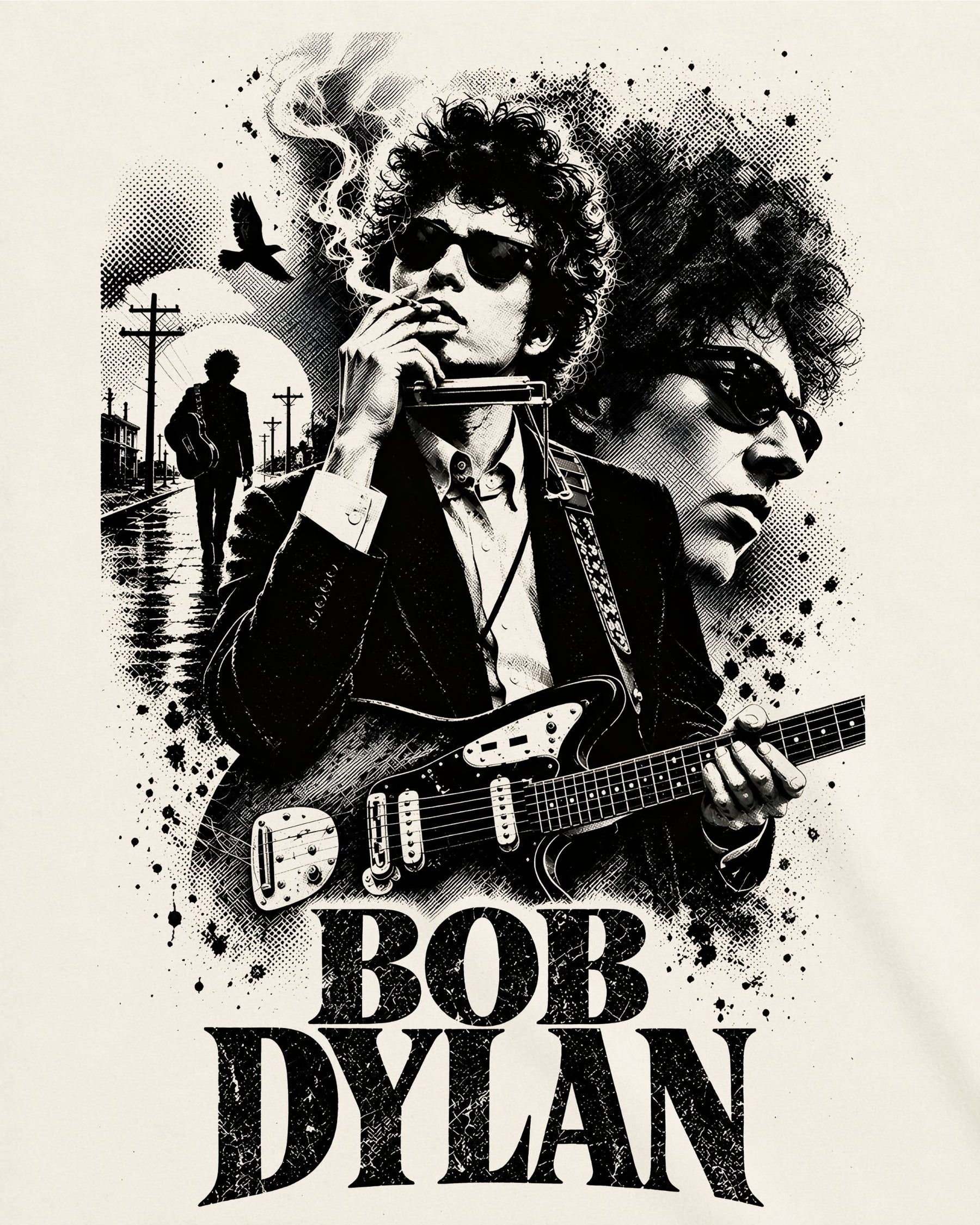 Camiseta Off-White Bob Dylan – Subterranean Rock