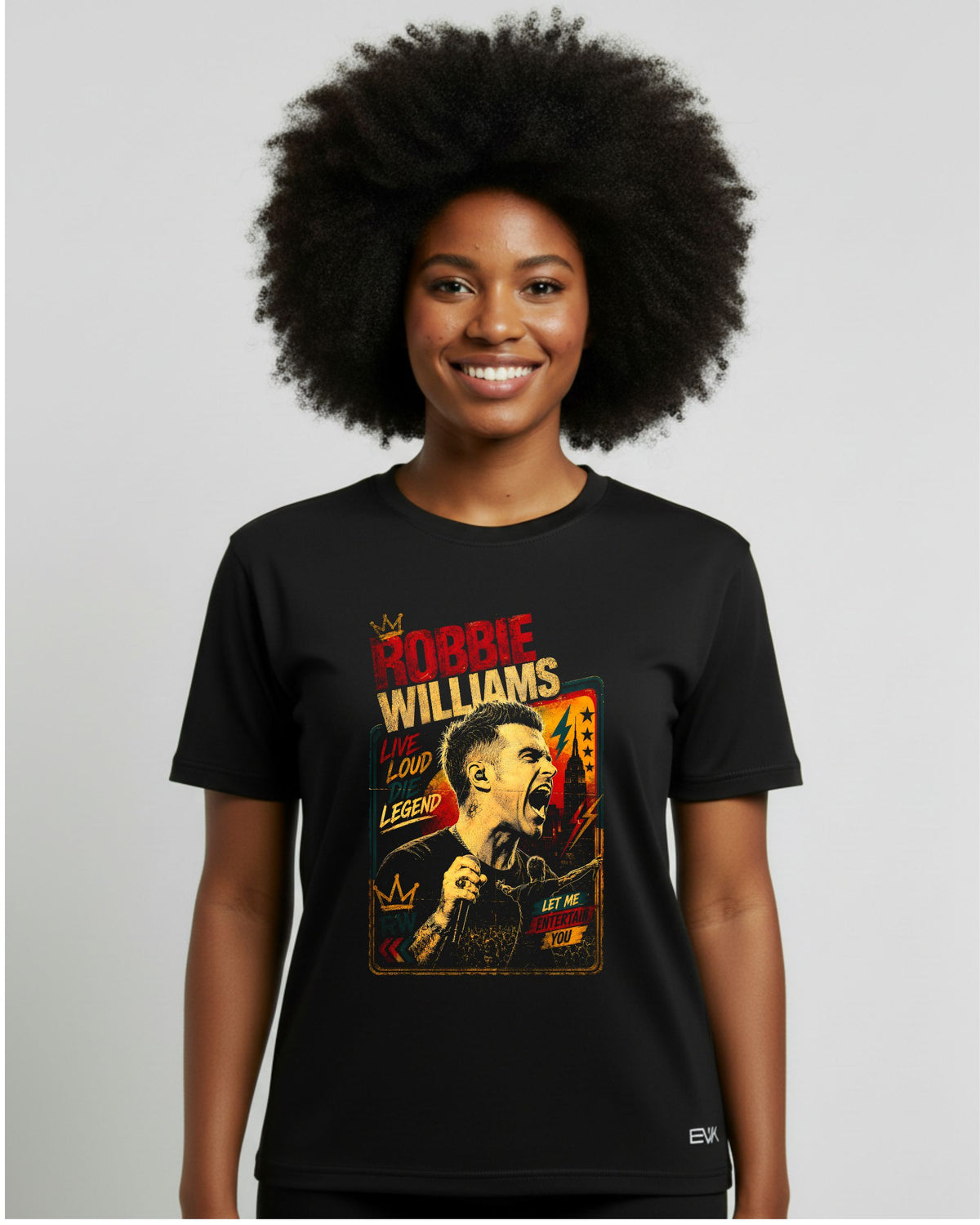 Camiseta Robbie Williams – Let Me Entertain You Vintage