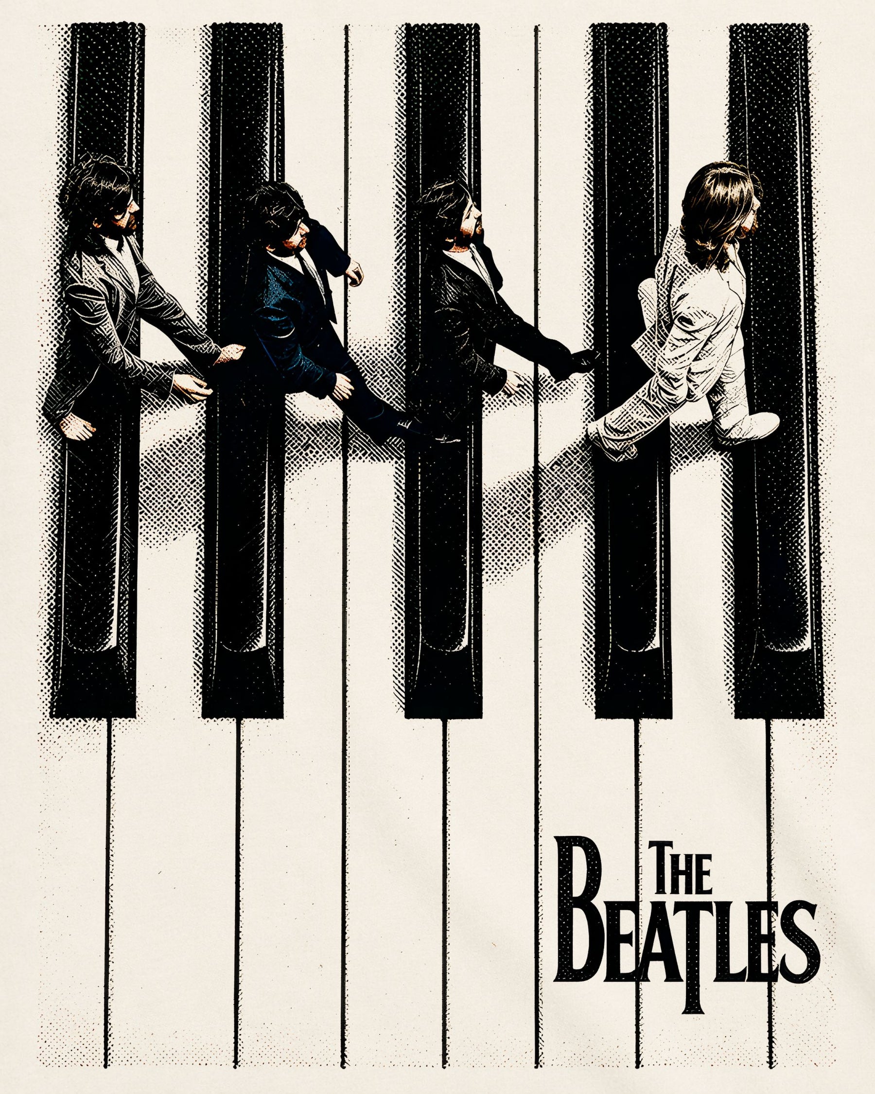 Camiseta Off-White The Beatles – Piano