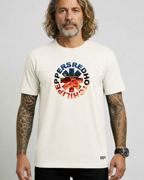 Camiseta Off-White Red Hot Chili Peppers – Californication Logo
