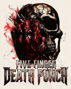 Camiseta Off-White Five Finger Death Punch – Got Your Six