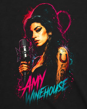 Camiseta Amy Winehouse – The Icon and Jazz