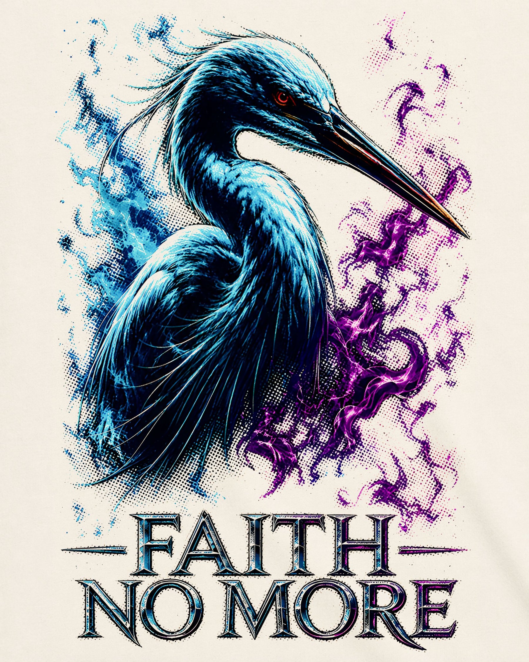 Camiseta Off-White Faith No More – Angel Dust Heron