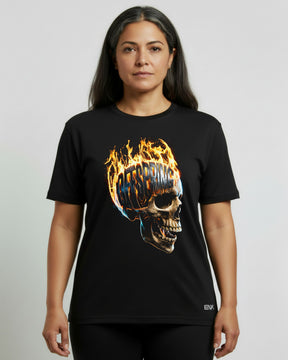 Camiseta The Offspring – Flaming Skull Logo
