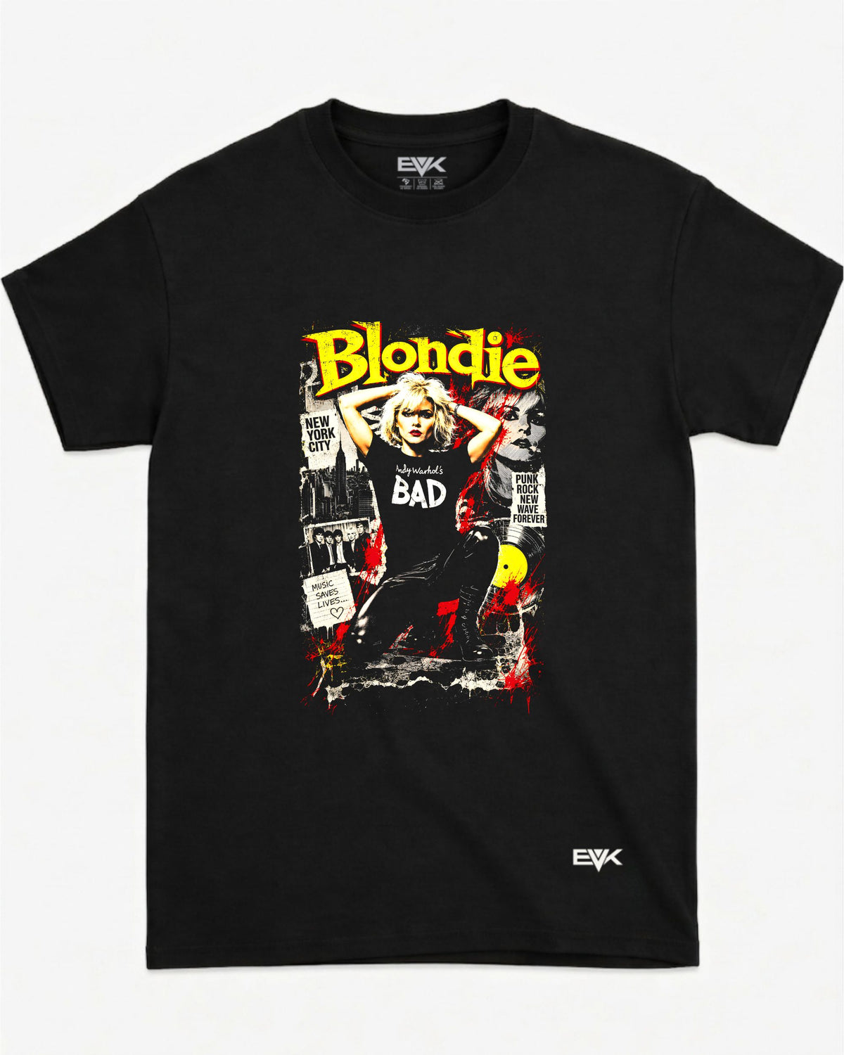 Camiseta Blondie – NYC Punk Rock Retro Graphic Tee