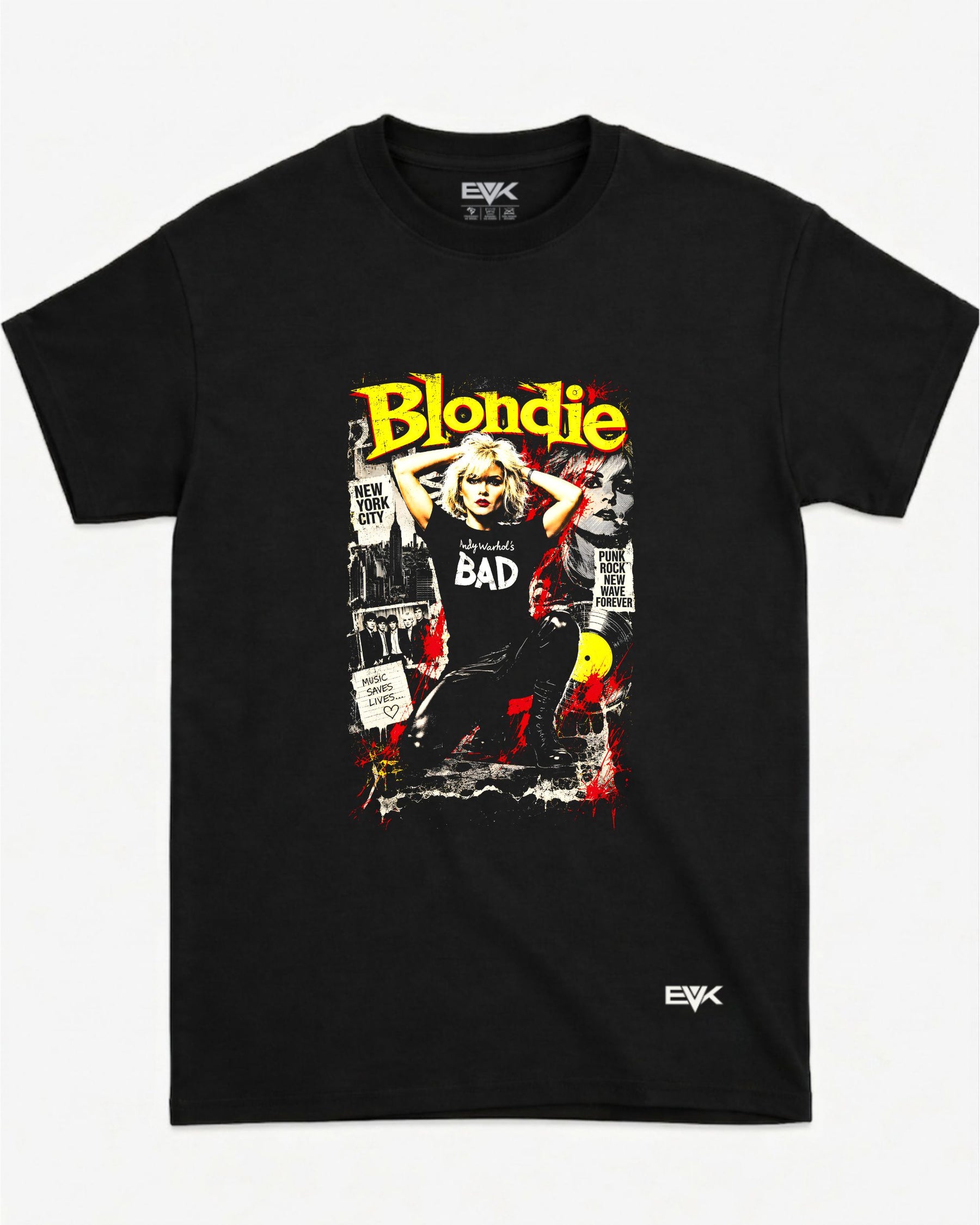 Camiseta Blondie – NYC Punk Rock Retro Graphic Tee