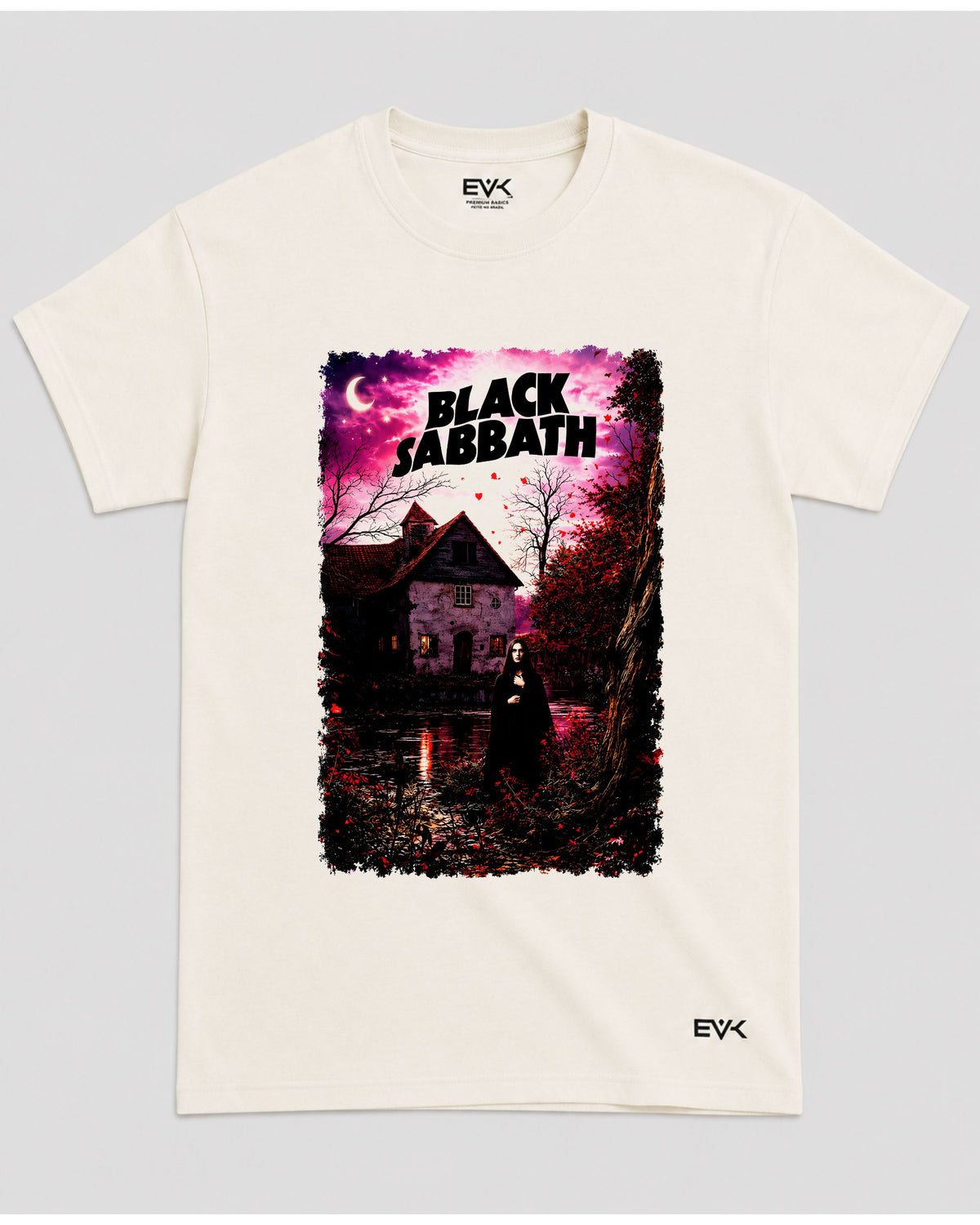 Camiseta Off-White Black Sabbath – Álbum de Estreia 1970 – Ozzy Osbourne