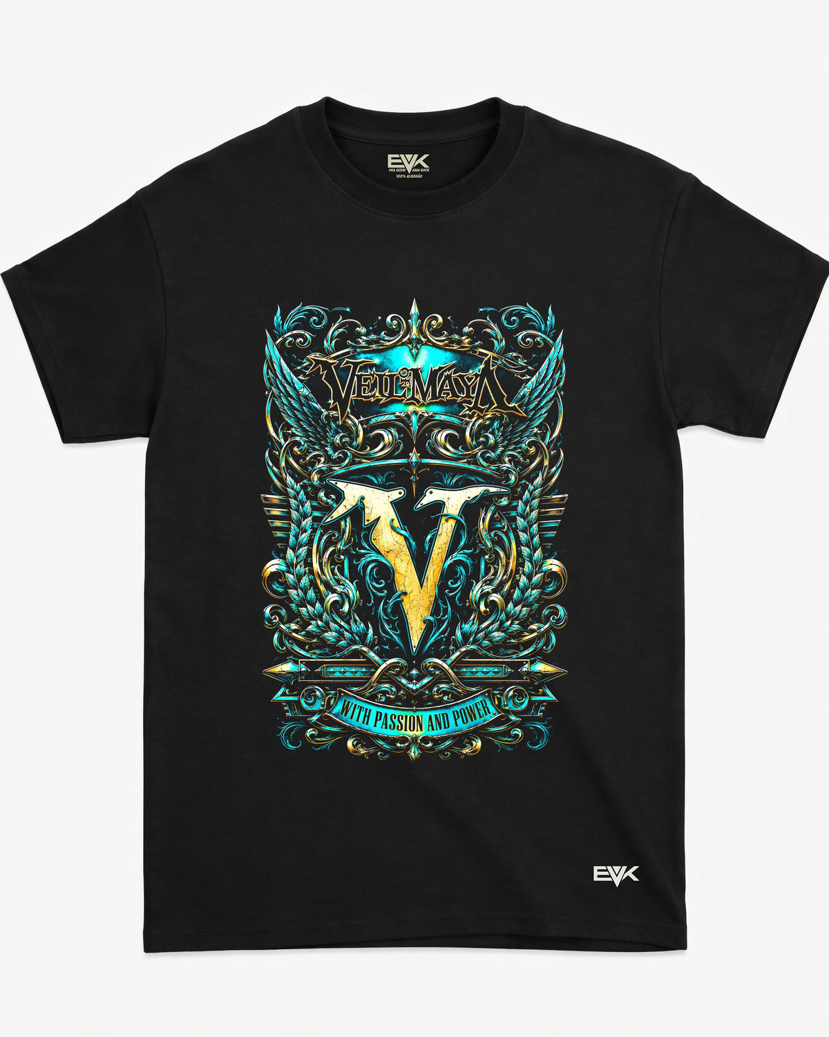 Camiseta Veil of Maya – With Passion And Power