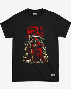 Camiseta Death – Grim Reaper on Throne