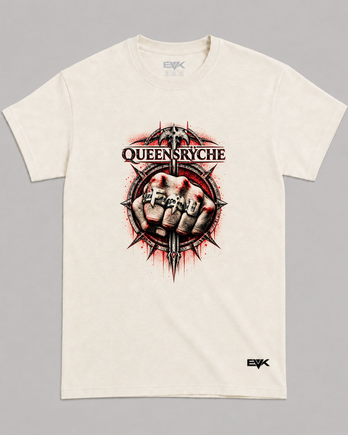 Camiseta Off-White Queensrÿche – Frequency Unknown Artwork