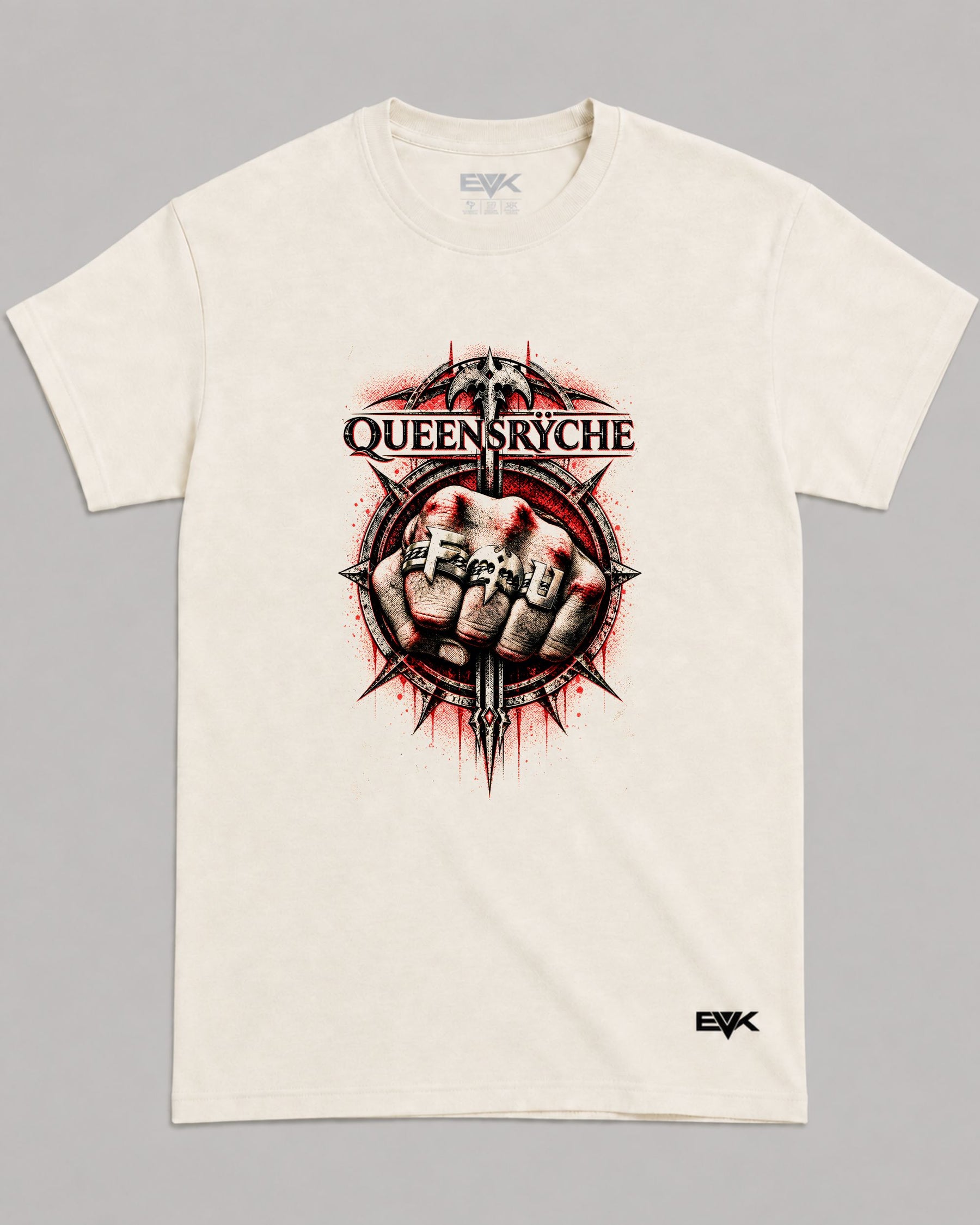 Camiseta Off-White Queensrÿche – Frequency Unknown Artwork