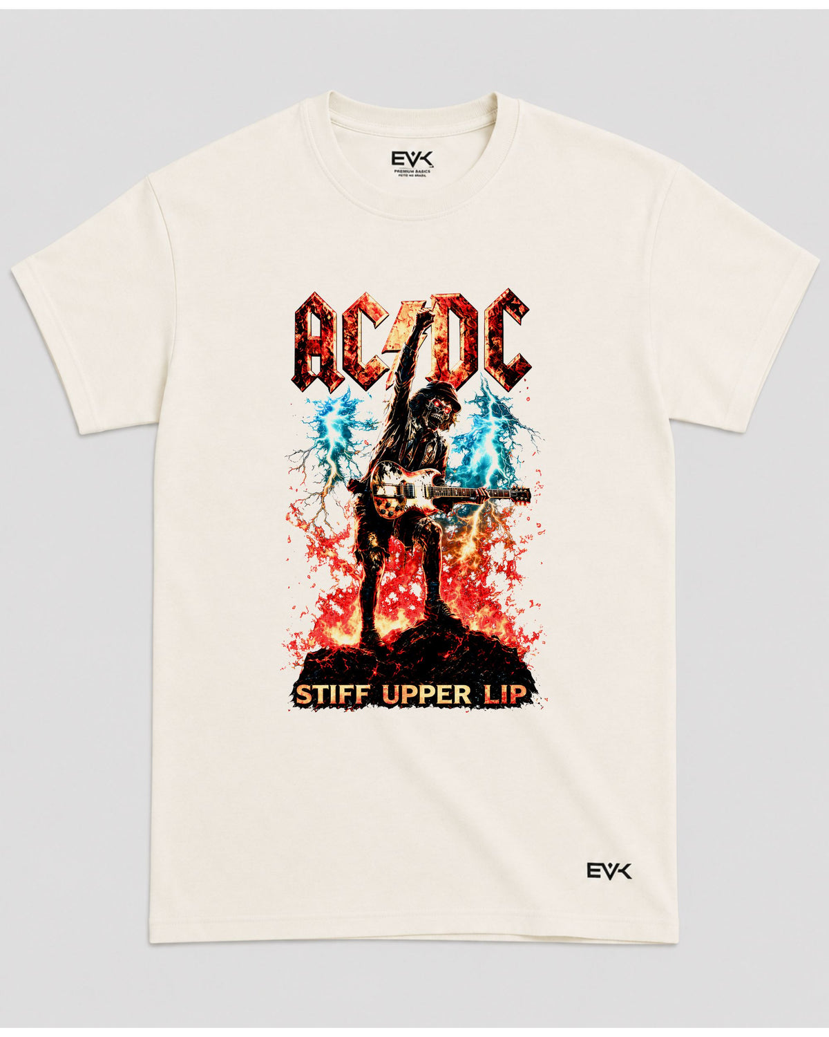 Camiseta Off-White AC/DC – Stiff Upper Lip