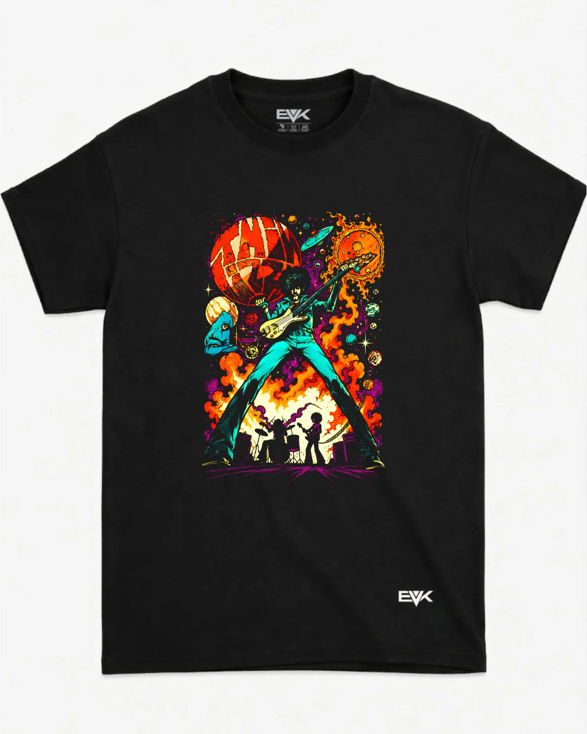 Camiseta Thin Lizzy – 70s Cosmic Rock Art