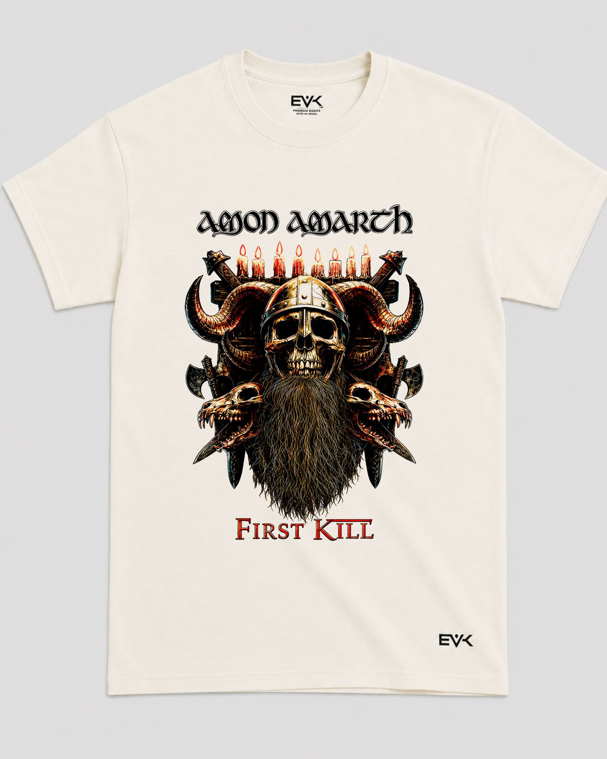 Camiseta Off-White Amon Amarth – First Kill
