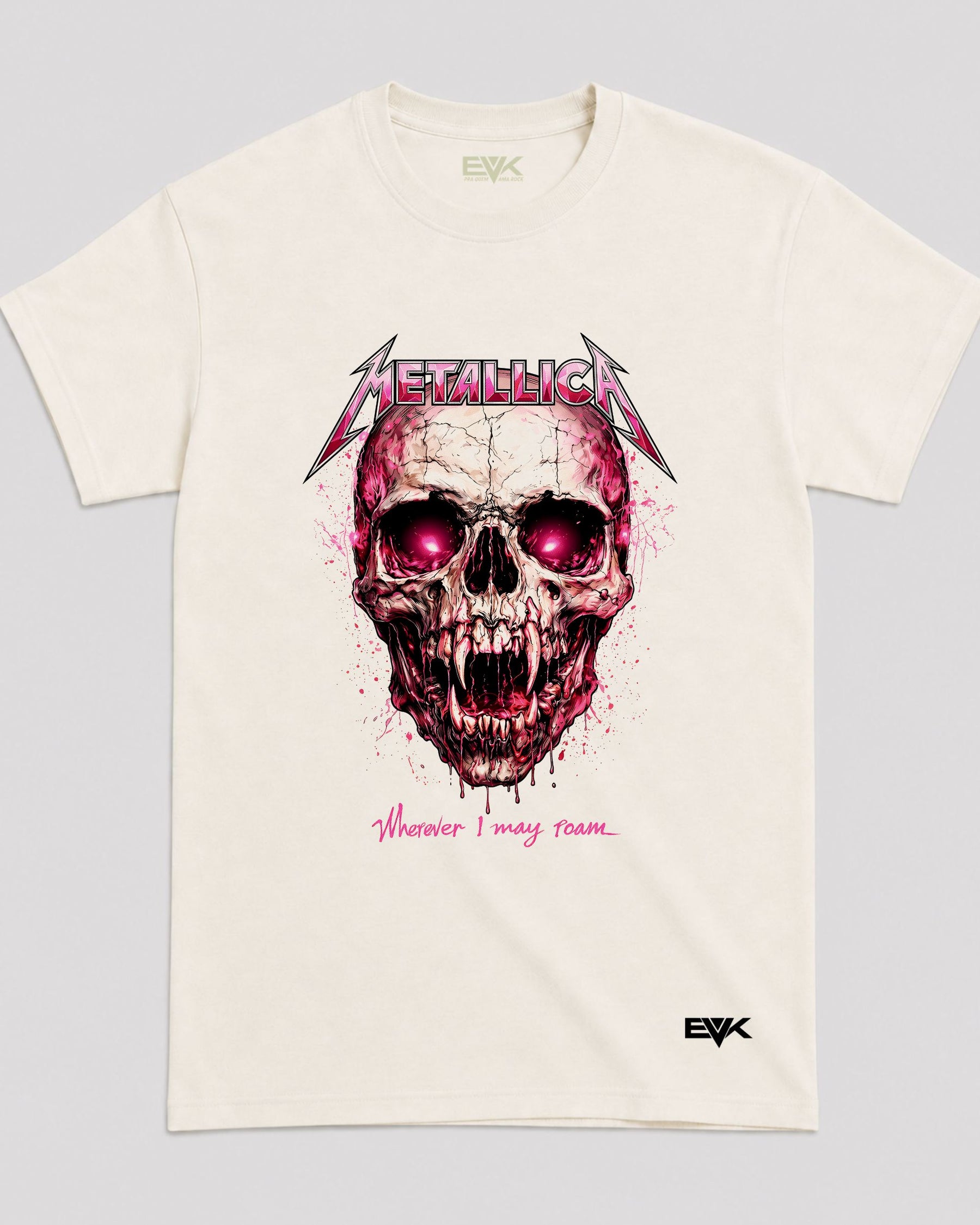 Camiseta Off-White Metallica – Wherever I May Roam