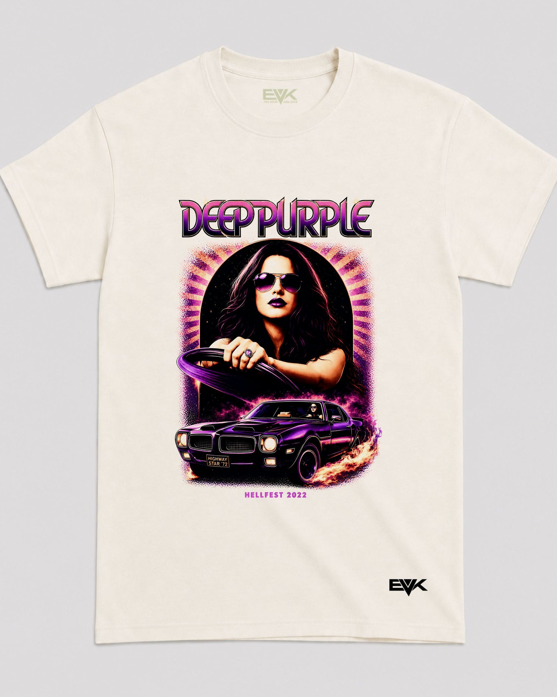 Camiseta Off-White Deep Purple – Hellfest
