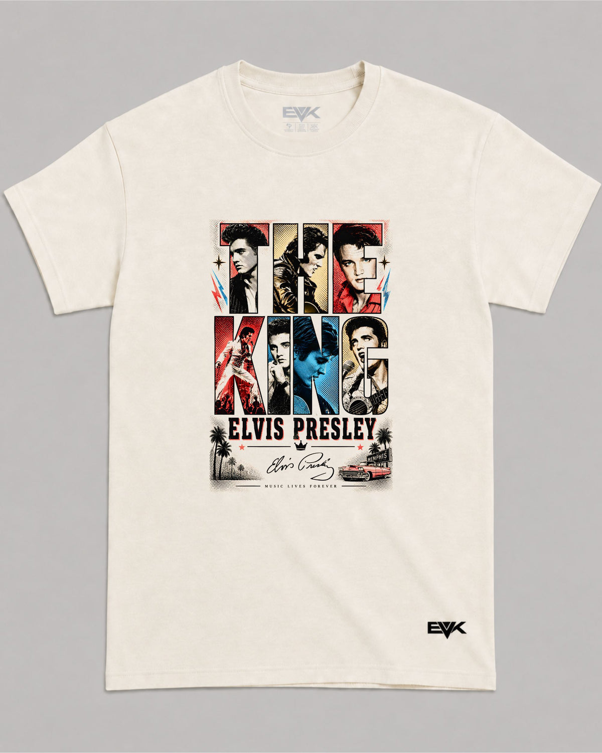 Camiseta Off-White Elvis Presley – The King