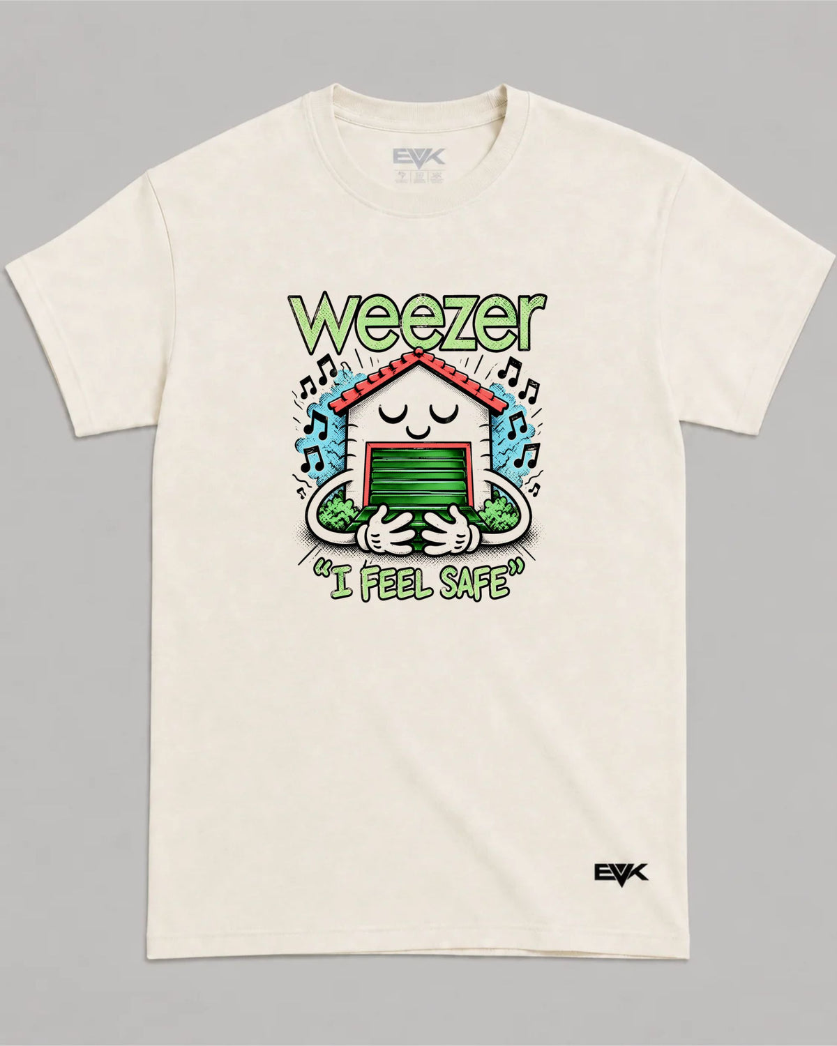 Camiseta Off-White Weezer – I Feel Safe
