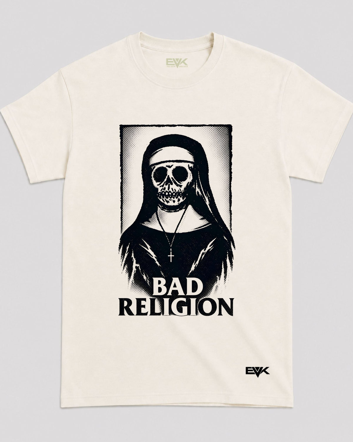 Camiseta Off-White Bad Religion – Skull Nun