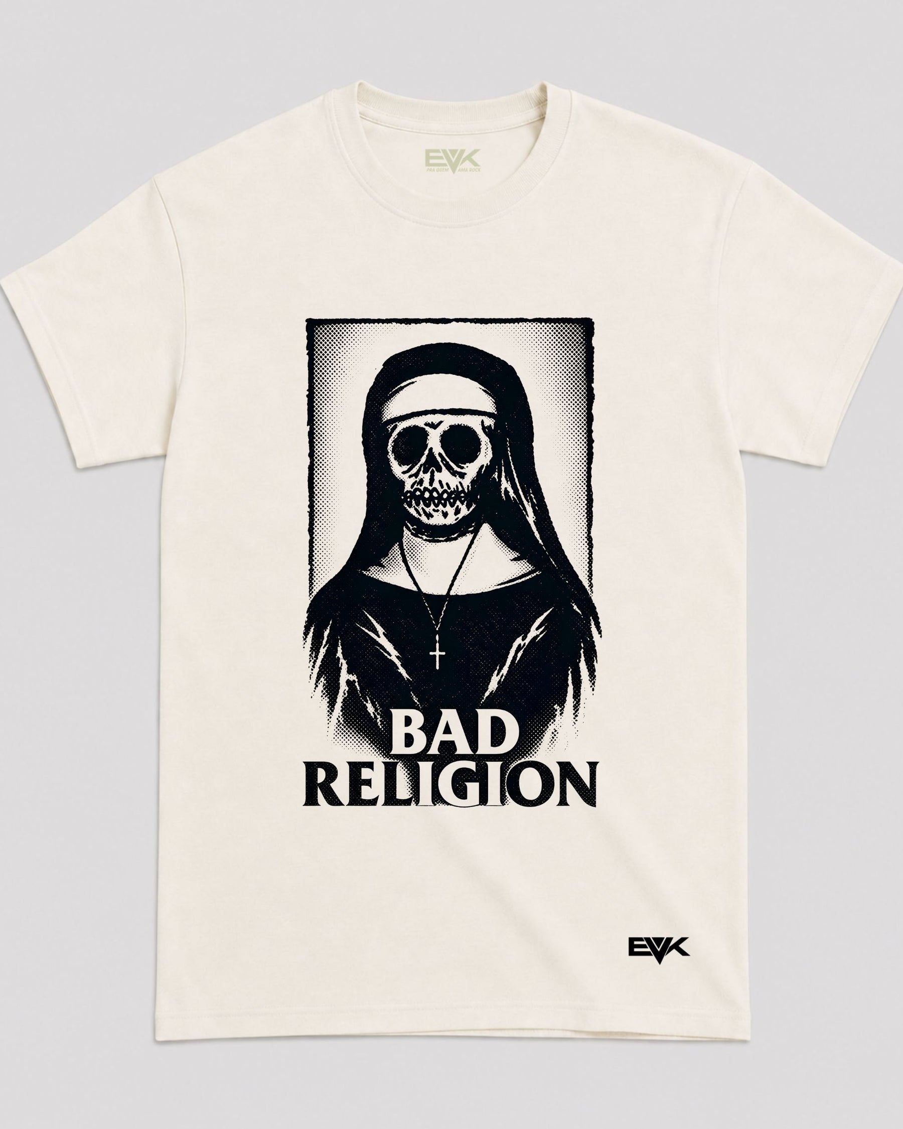 Camiseta Off-White Bad Religion – Skull Nun