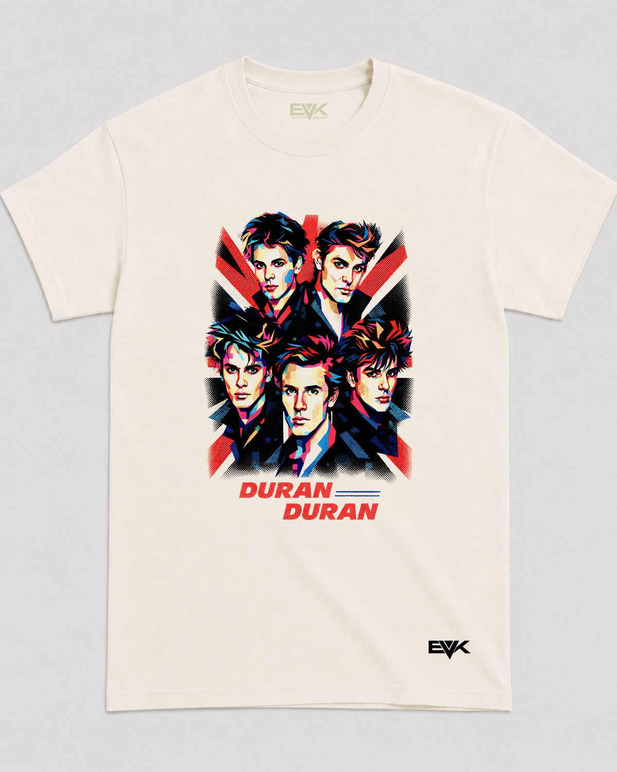Camiseta Off-White Duran Duran – Wedha's Pop Art Portrait