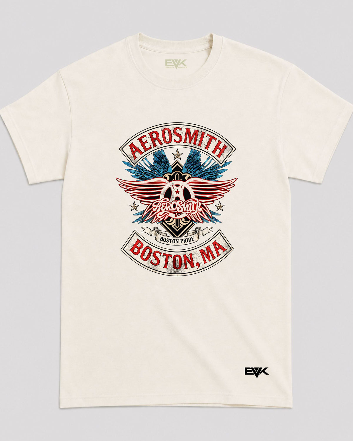Camiseta Off-White Aerosmith – Boston Shield Pride
