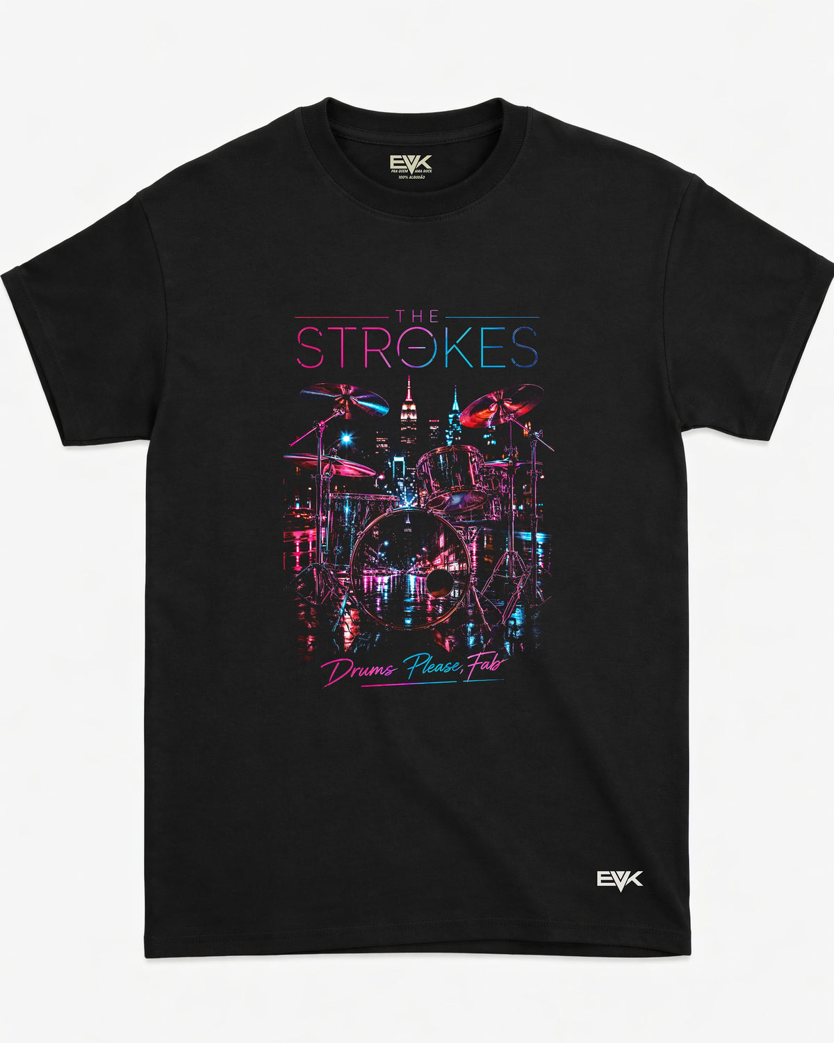 Camiseta The Strokes – Drums Please, Fab