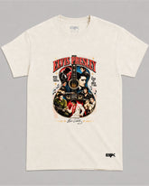 Camiseta Off-White Elvis Presley – Bootleg Guitar