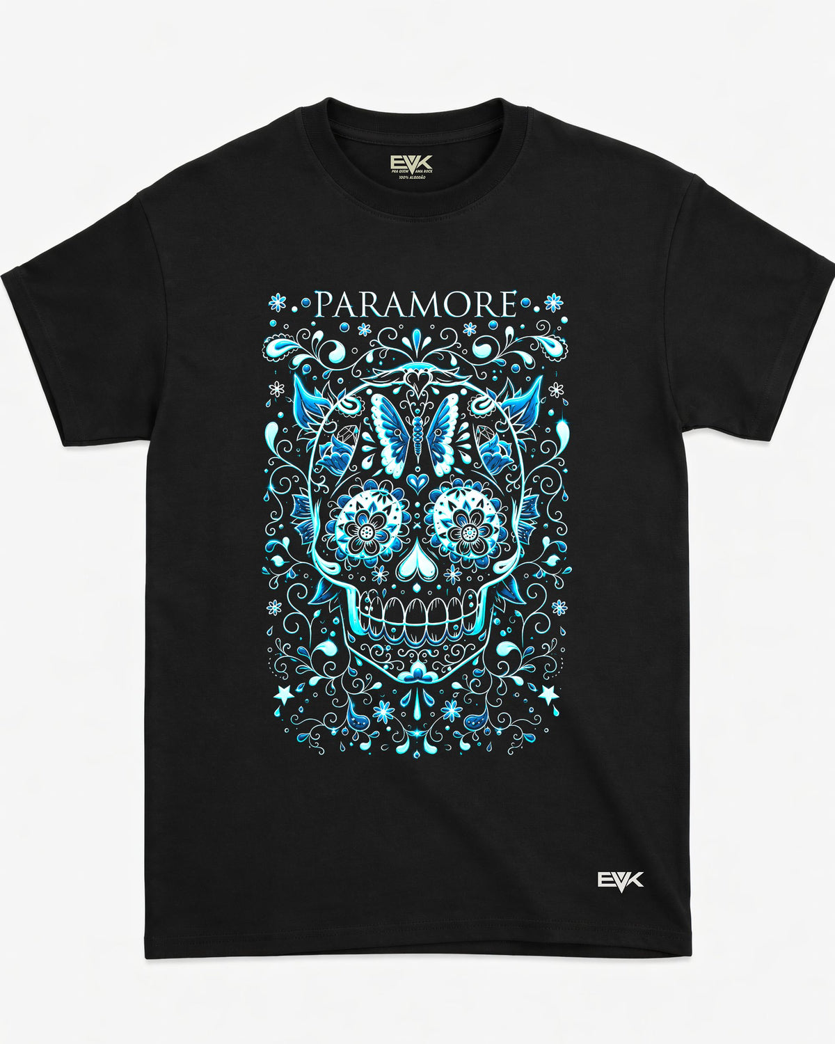 Camiseta Paramore – Butterfly Skull