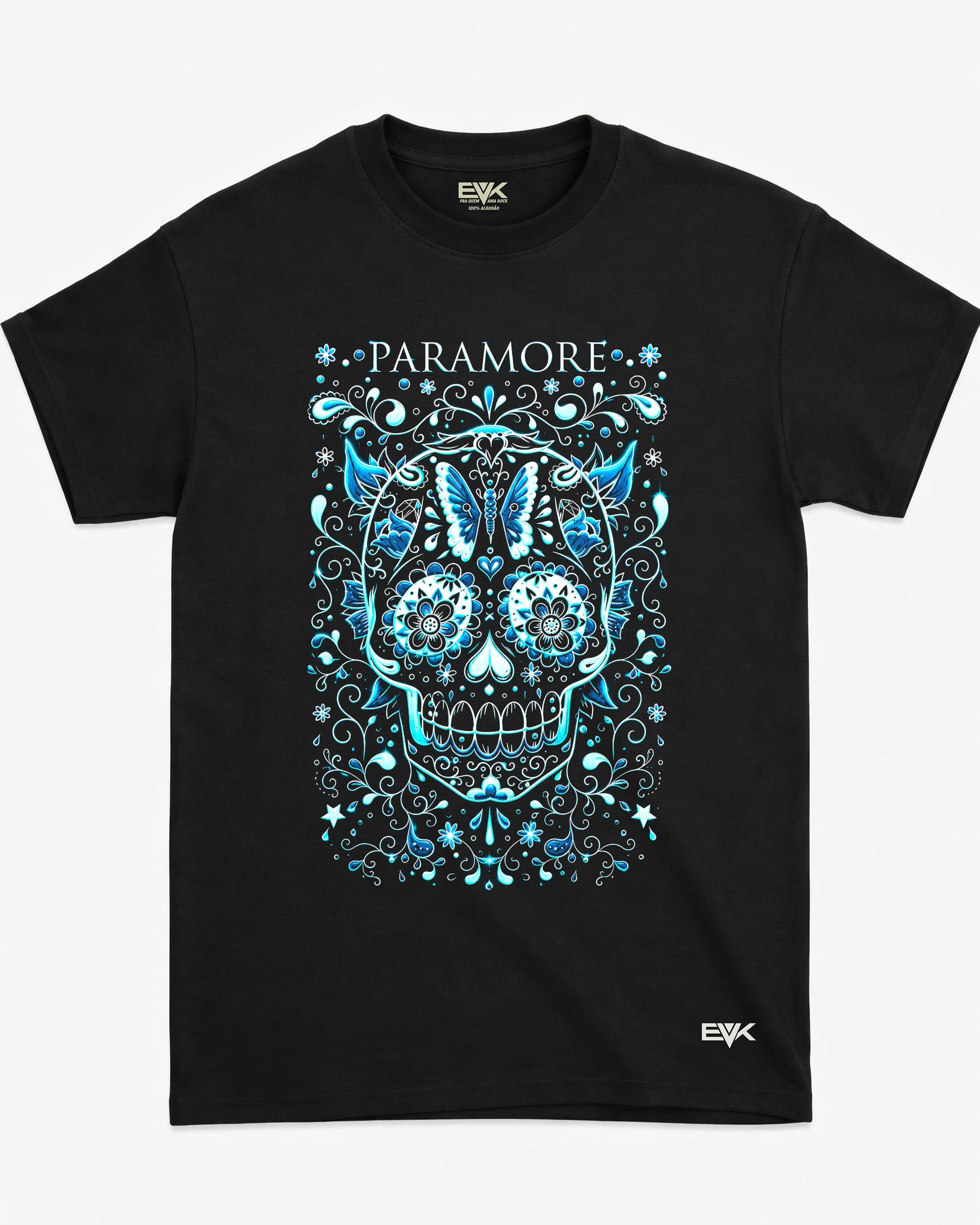 Camiseta Paramore – Butterfly Skull
