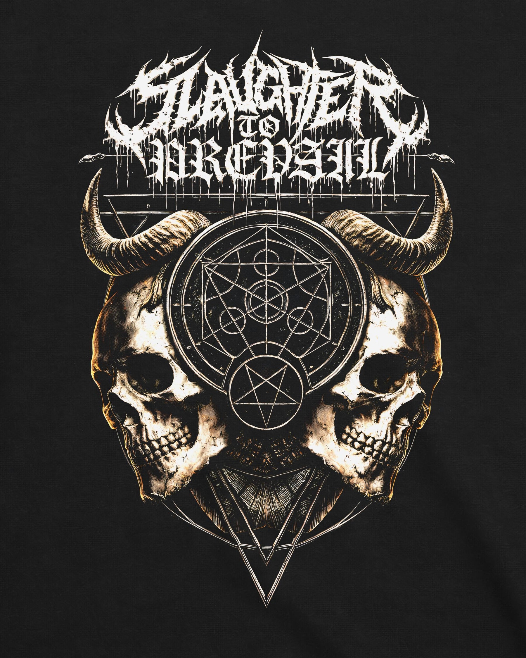 Camiseta Slaughter to Prevail – Geometric Demon Skull