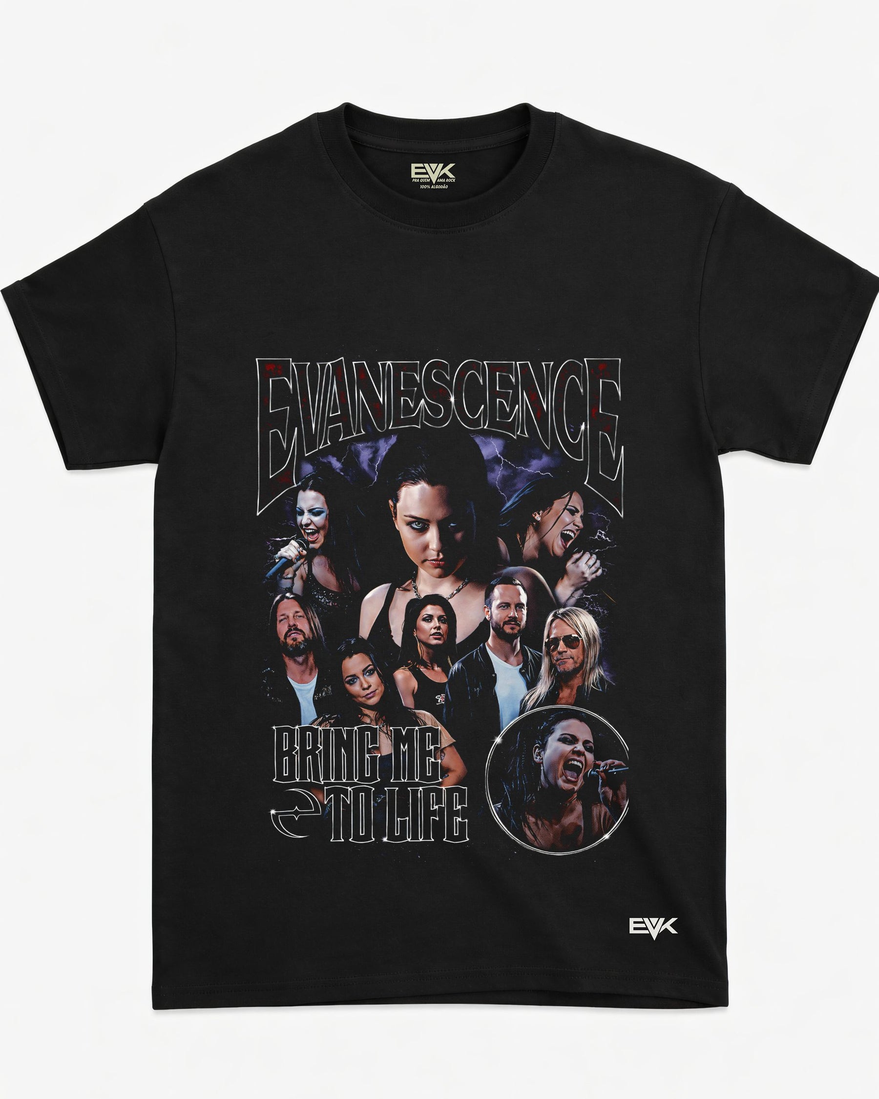 Camiseta Evanescence – Bring Me to Life – Versão Bootleg
